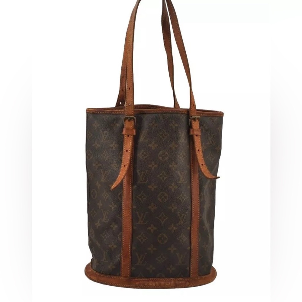 Authentic Louis Vuitton Monogram Bucket GM Shoulder Bag